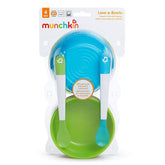 Set de 4 Bowl con Tapas y 2 Cucharas Punta Suave Munchkin